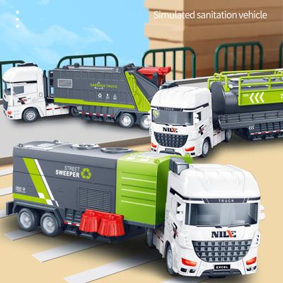 Sanitation City Sanitation Truck Toy Truck Recycling Realistic Garbage Trucks Water Tanker Αδρανειακό όχημα