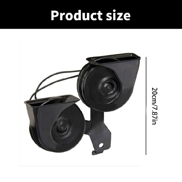 Replacement Horn System 9L3Z-13832-A Clear Sound Horn Assembly Automotive Horn Upgrades for Enhances Driving Safety