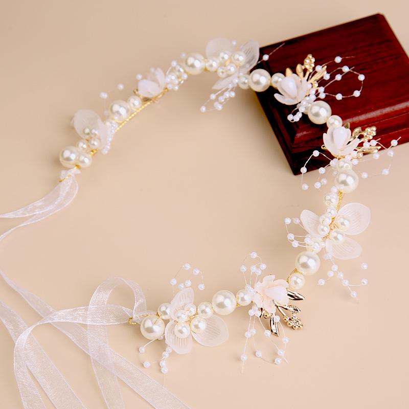 Bridal Flower Headband and Crown for Children