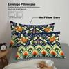 Duvet Cover Set med Keramiskt Kakelmönster - Digitaltryck, 3-delat Sängkläder