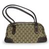 Used GUCCI Boston Bag 161720 Sherry Pretty GG Canvas/leather Beige Dark Brown Shoulder