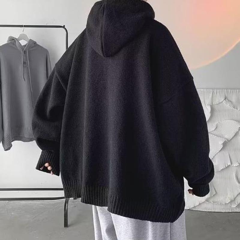 Herenhoodie Herfst/Winter Vintage Veelzijdig Gebreide Trendy Trui Casual Kleding