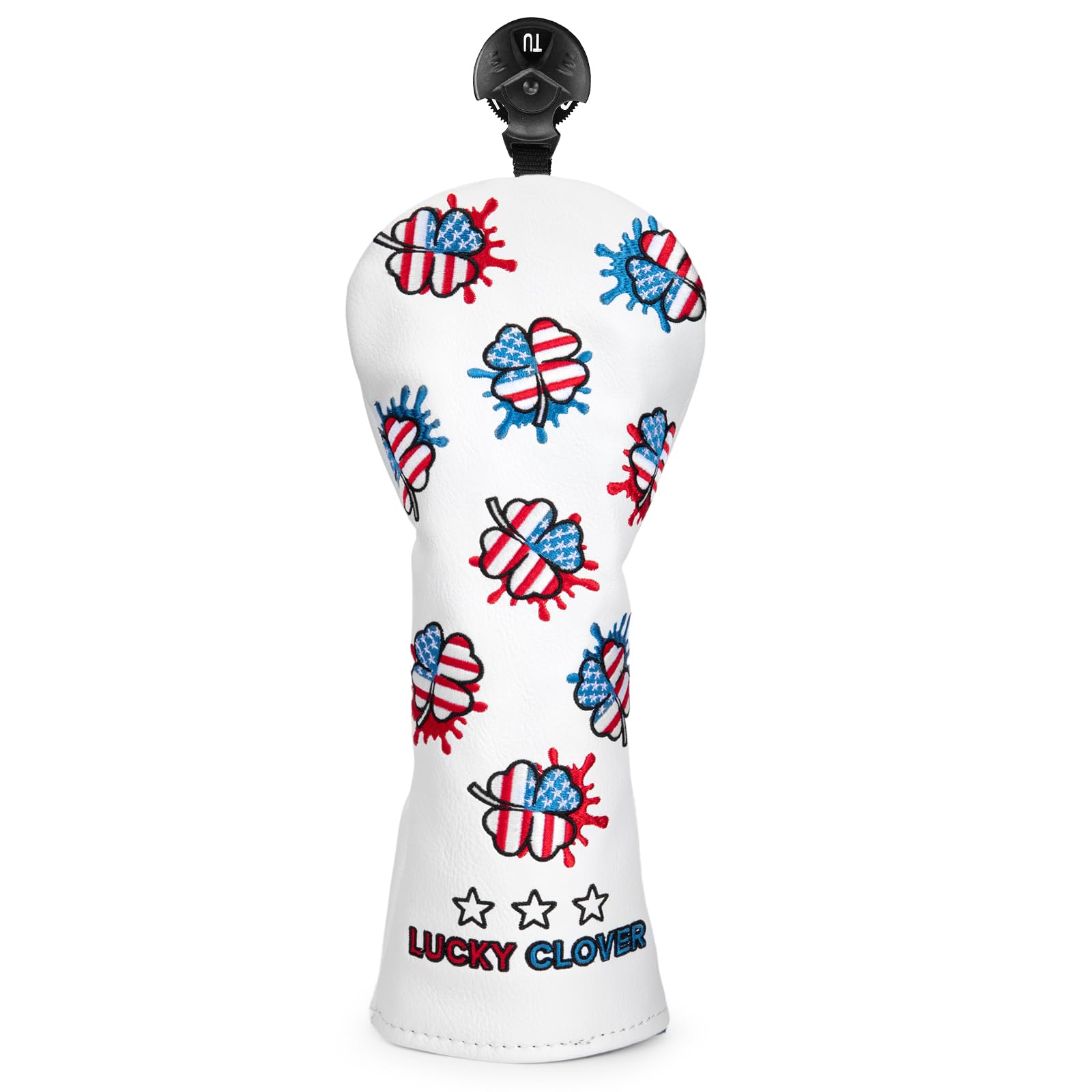 

Чехол для головки гольф-клуба Счастливый клевер Бокал Чехол для головки гольф-клуба Чехол для гольф-вуда Чехол для драйвера Aliennana Чехол для фервей-вуда Утилитарный драйвер Высококачественная вышивка