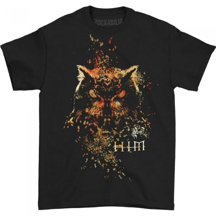 Him Unisex Adult Owl Cotton T-Shirt