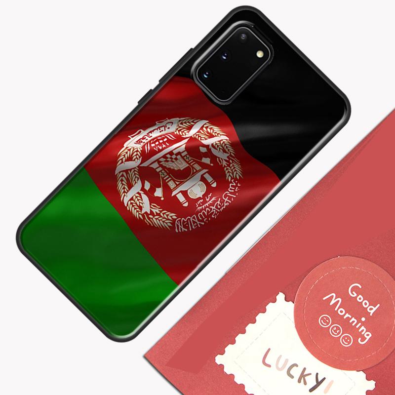 Flag of Afghanistan Phone Case For Samsung Galaxy S24 S26 Ultra S20 S21 S22 S23 S25 Plus S10 S25 FE Cover Shell