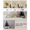 Große Küche Super Saugfähige Matte Kaffee Teller Abtropfmatte Trocknen Matte Schnell Trocknend Badezimmer Abfluss Pad Küche Wasserhahn Tischset