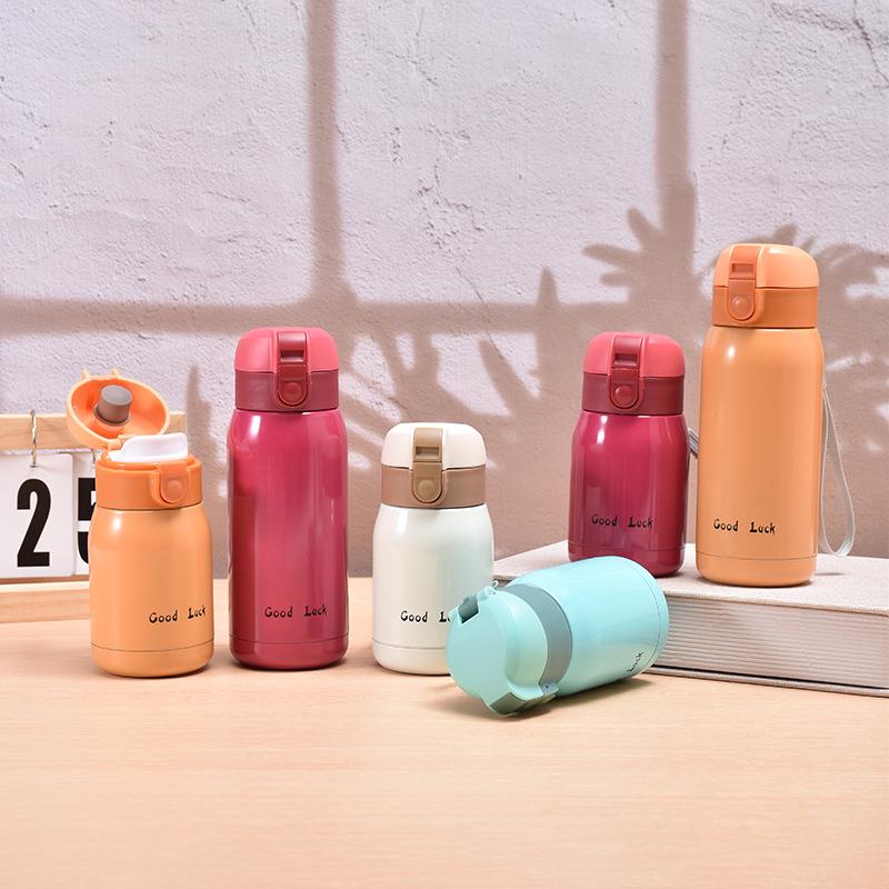 360ml Mini Thermos Cup Stainless Steel Pocket Cup Portable Vacuum Flask Insulated Sport Water BottleTravel Thermal Coffee Mug