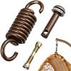 1 Set Stainless Steel Spring Hook Kit For Hammock Swing Replacement Hanging Chair Fitting Outdoor Porch Garden Egg Chair Heavy