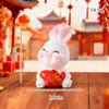 6Pcs Mini Rabbit Ornament Resin Craft Bunny for Desktop Garden Scene Decor Tiny Animal Statue Collection Gift Idea New Year