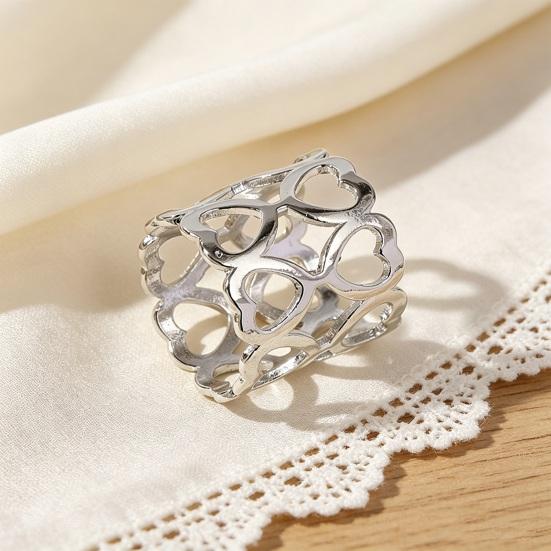 Hollow Out Love Scarf Buckle, Women Silk Scarves Clip, Scarf Ring Wrap Holder Clamp for Hair Accessory Bag Charm Belt Embellishment
