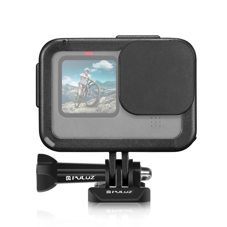 PULUZ Frame Expansion PA Cage with Side Interface Cover for GoPro HERO12 Black /11 Black /10 Black /9 Black(Black)