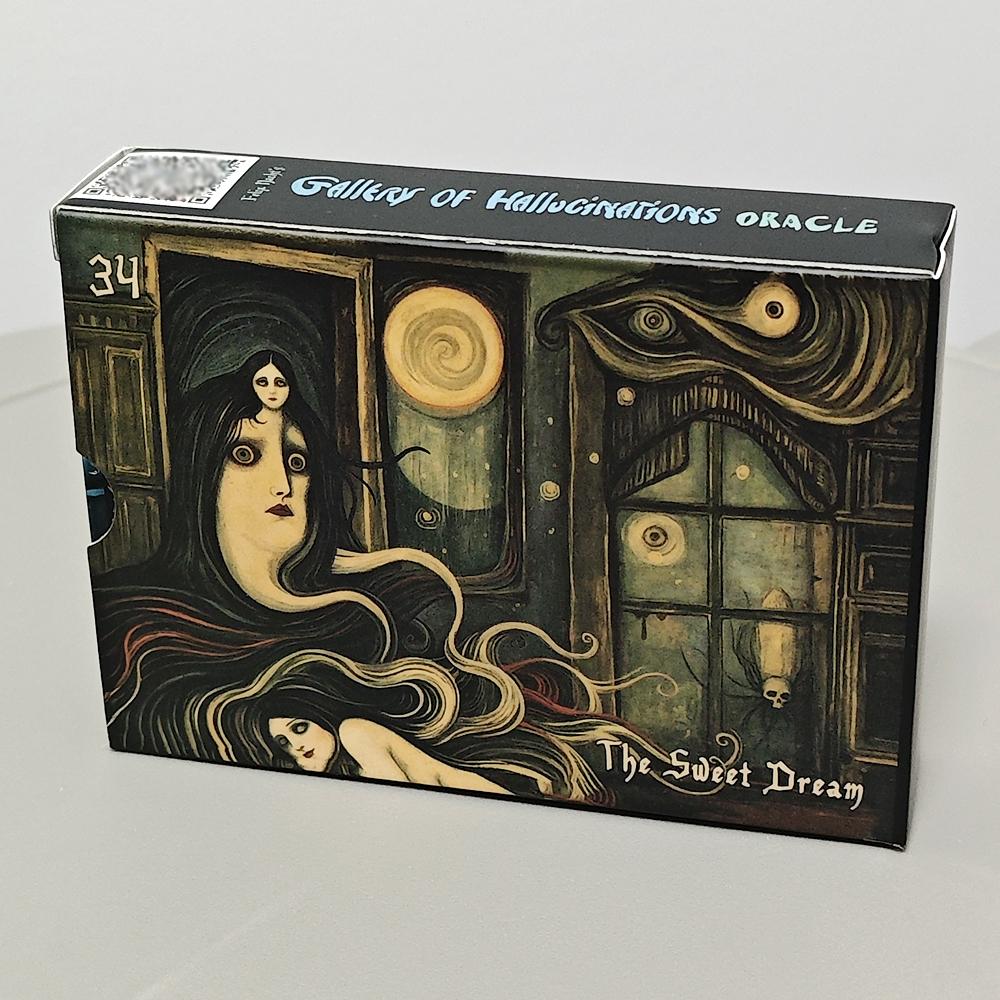 52 Enigmatic Cards Felix Nacht's Gallery of Hallucinations Oracle 10.5*7.5cm