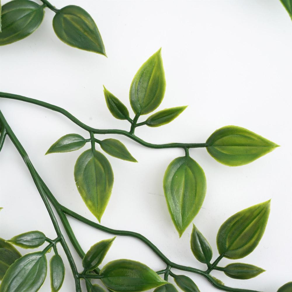 Künstliche Blattpflanze Kunstblumen Ranken Blätter Wandbehang Außen Garten Heimdekoration Kunststoff Grüne Pflanze Efeu