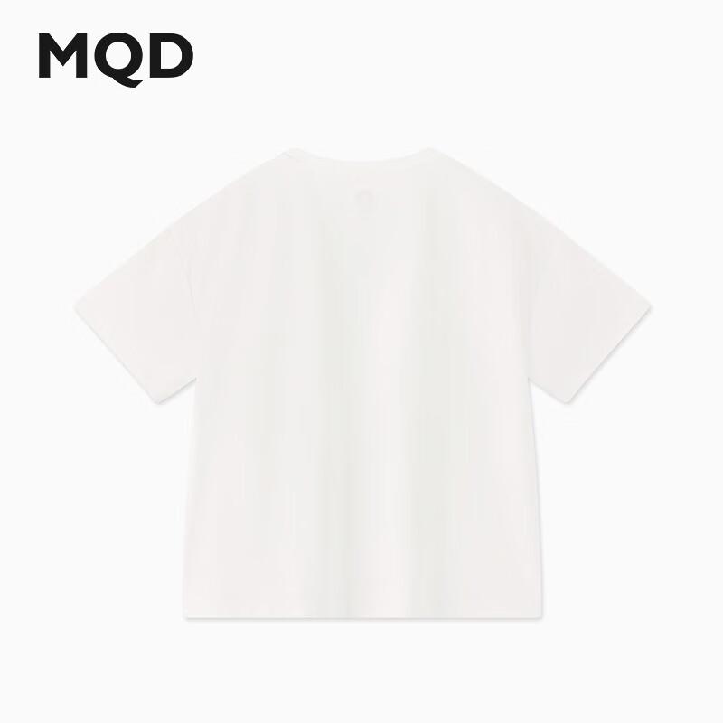 MQD Boys  Trendy Bear Cartoon Short-Sleeve T-Shirt 120CM