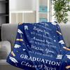 2025 Graduation Gifts for Him Her Class of 2025 Blanket College Graduation Gifts for Women Men Graduation Throw Blanket Senior Middle High School Phd