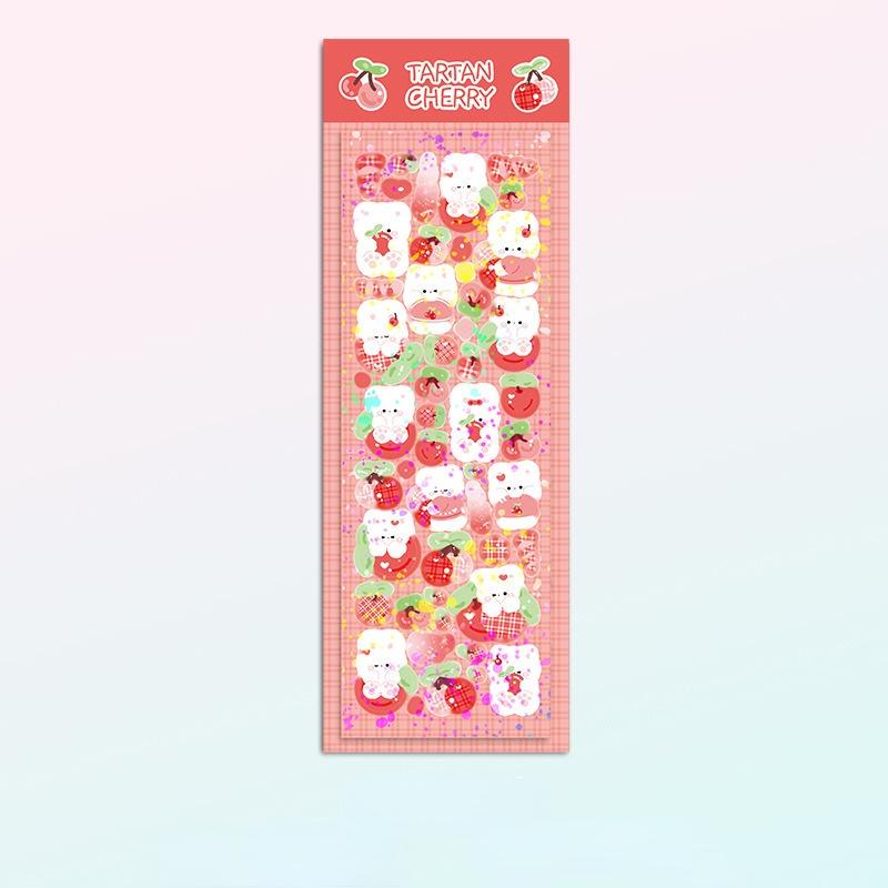 

Корейські мультяшні тварини ПВХ водонепроникні наклейки Щоденник своїми руками Декоративні наклейки Дитячі святкові подарунки