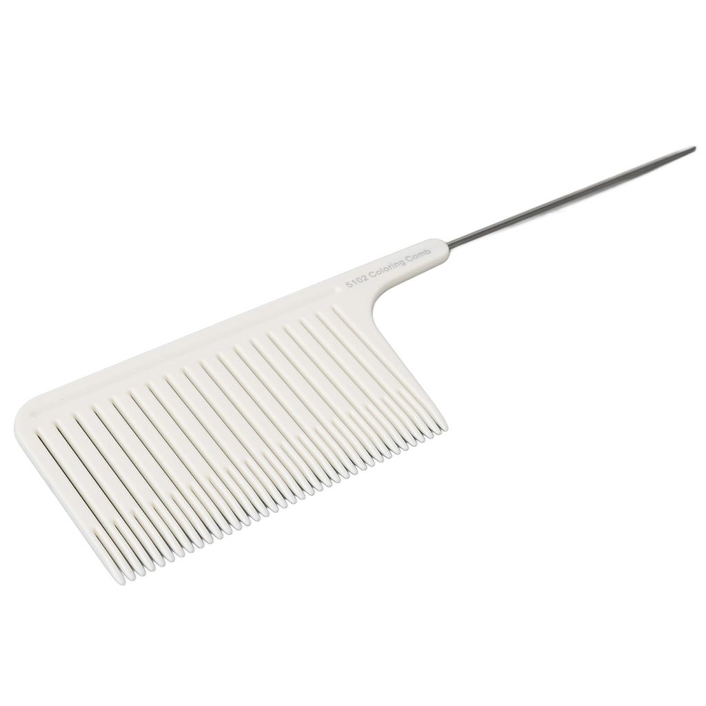 Haar-Highlight-Kamm, Friseursalon, Haarfärbemittel, professioneller Kamm, Haarstylist, Edelstahl, Rattenschwanz