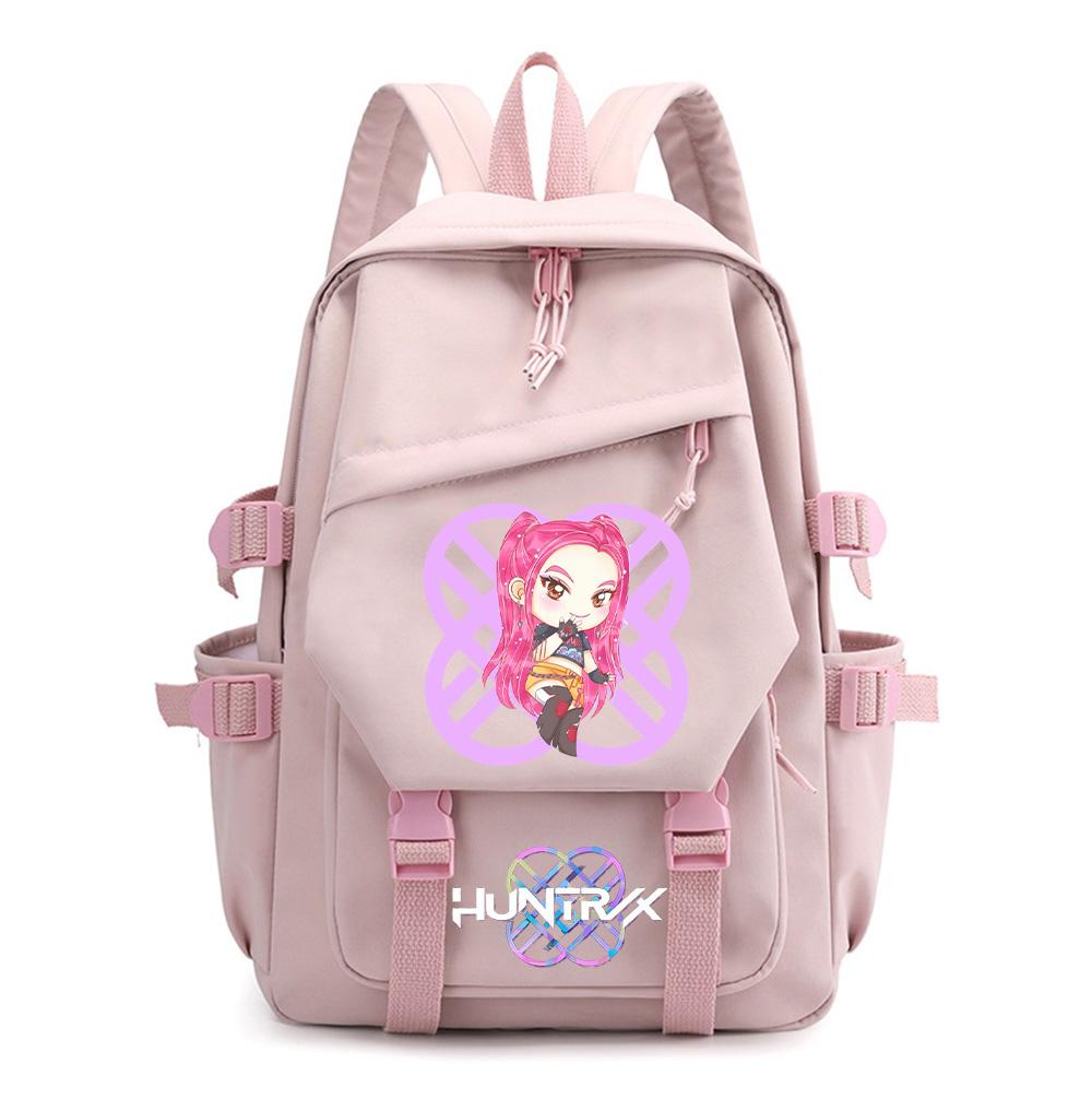 Anime K-Pop Printed Waterproof Backpack for Teen Boy Gril Schoolbag Children Student Women Large Capacity Travel Bag Kid Gift Mochila