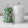 Silicone Molds For Candles Bunny Flower Epoxy Resin Art Craft Plaster Soap Mold For Home Room Wedding Dinner Table Decoration