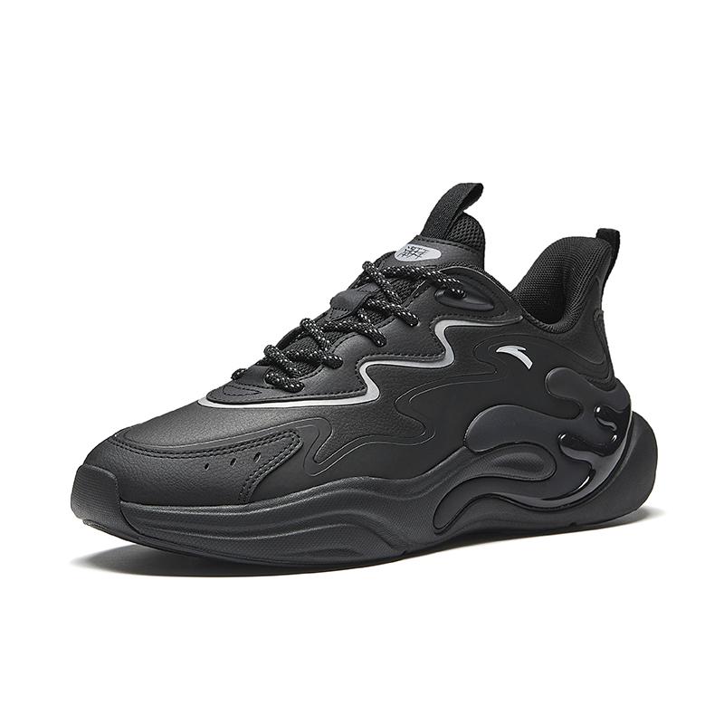 Anta Chao Bai 6.0 Synthetic Leather Cushioning Slip Resistant Abrasion Resistant Lightweight Low top Casual Shoes Men's 112518841-10