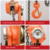 Lever Chain Hoist 1.5T 3300LBS Load Capacity 2.5M Manual Ratchet Chain Puller Hoist for Transportation Construction
