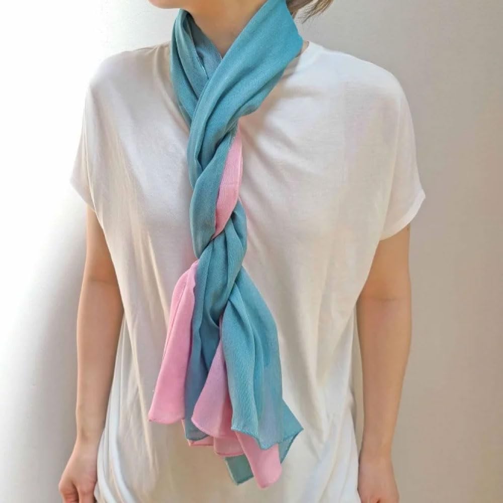 Bamboo Japanese fabric light cloth, (nagominu), pink.