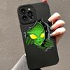 Weird Alien Graphic Phone Case for iPhone 16 15 14 13 12 11 X XR Xs SE2 SE 8 7 Plus Pro Max Mini Silicone Back Cover