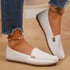 Damen Loafer Leichte Schuhe für Damen Bequeme Freizeit-Sneaker Zum Hineinschlüpfen Ballerinas Damen