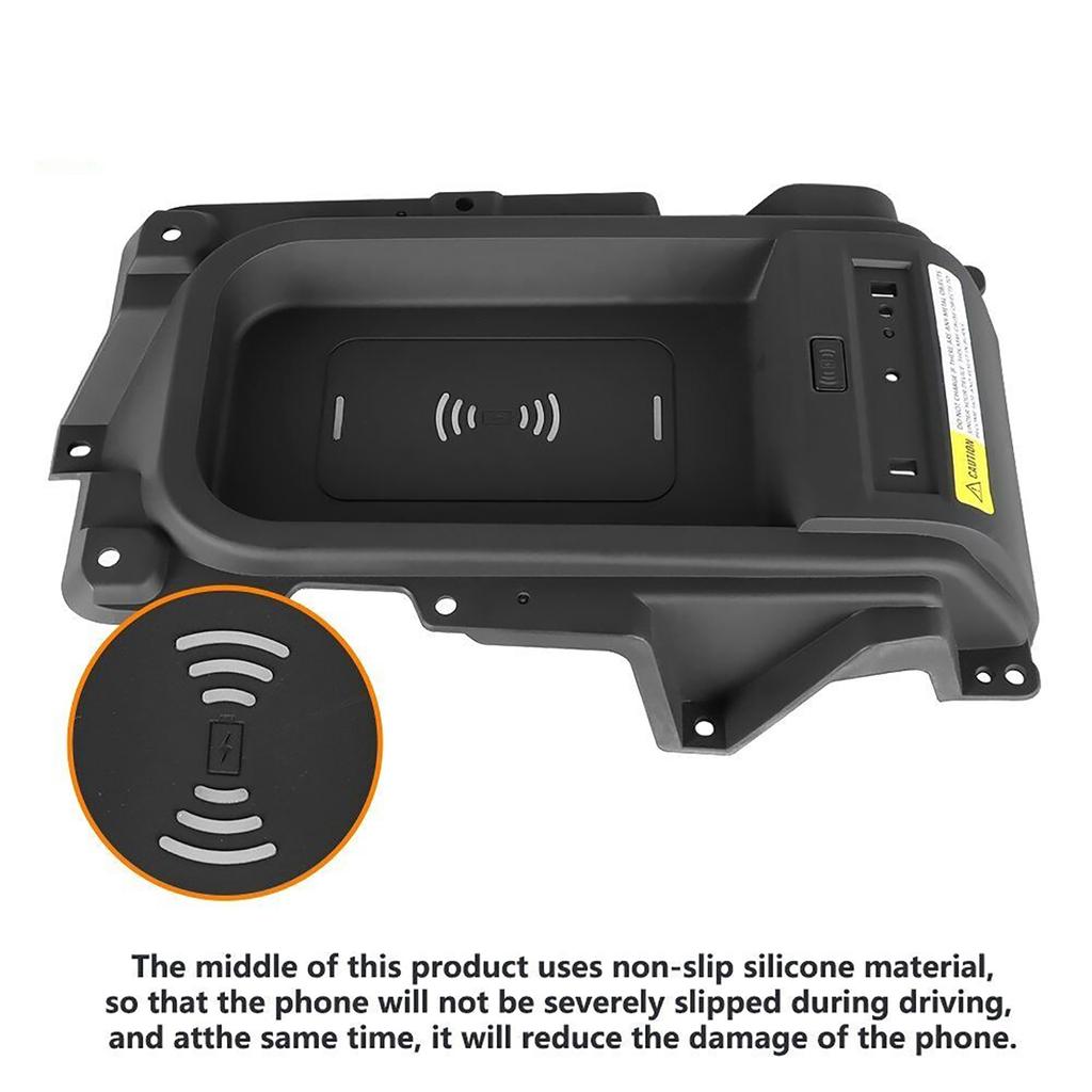 Central Control Organizer Tray Wireless Chargers 15W Phone Charging For SR/SR5 2014-2021 00016-34506 Car Pad Accessories