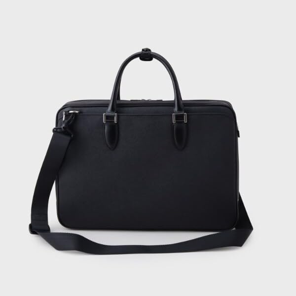 Takeo Kikuchi Cordura® Coated Briefcase, Men's, Black (019), Size 07001304