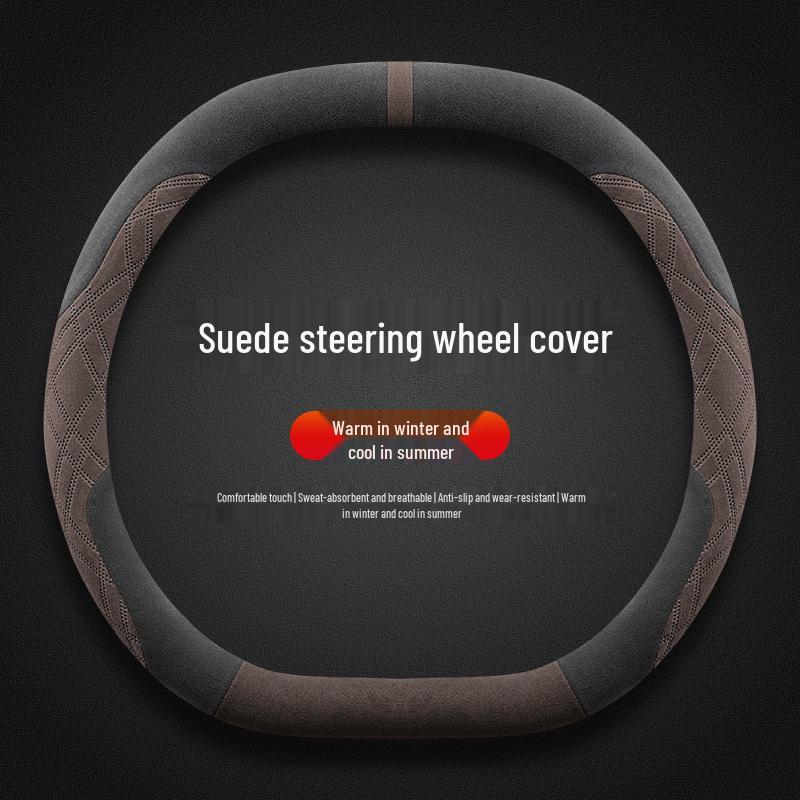Changan Qiyuan A05/Q05/A06 Suede Steering Wheel Cover for Winter