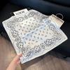 New versatile fashion silk small square scarf professional scarf silk scarf spring and summer matching scarf temperament simple silk scarf
