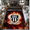 OGC Nice FC Soccer Football Pattern Soft Area Rug Non Slip Indoor Floor Carpet Sports Decor Mat for Bedroom