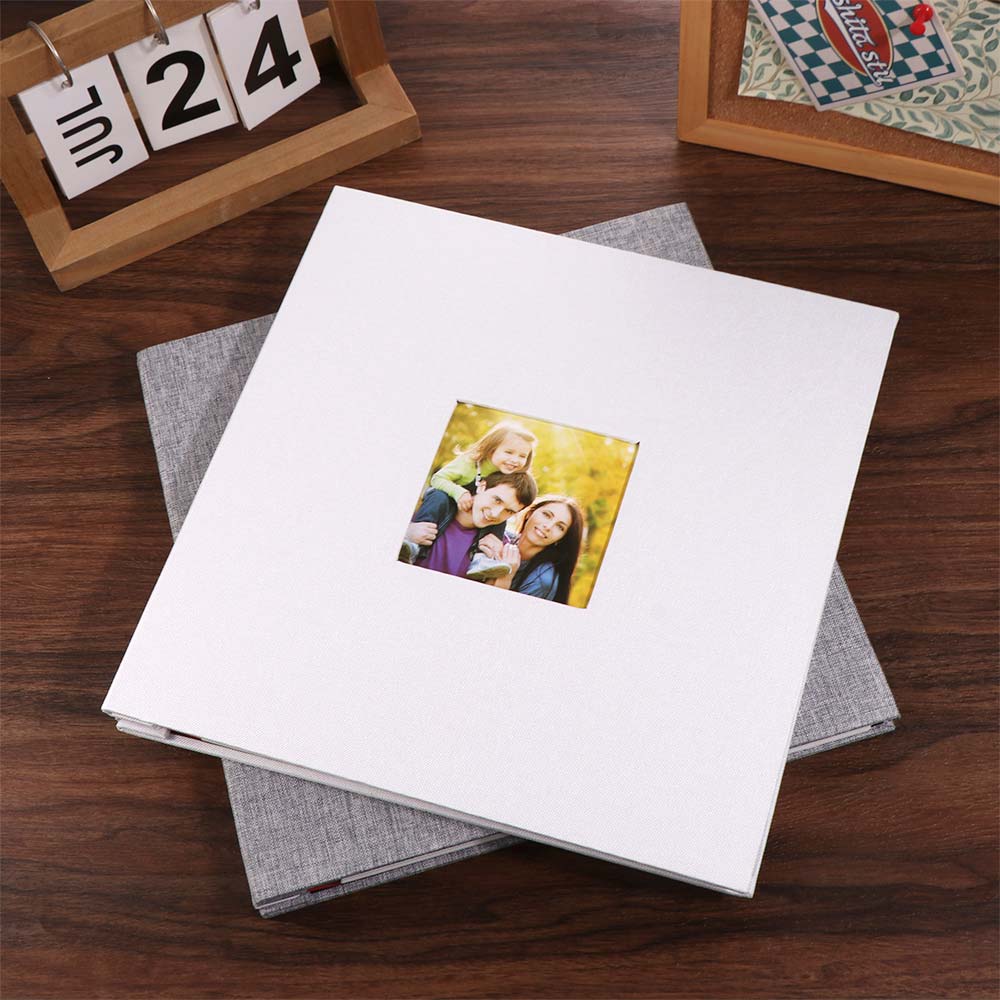 Large Capacity DIY Photo Book Linen Cover Memory Book Photobook Album  Family Photos