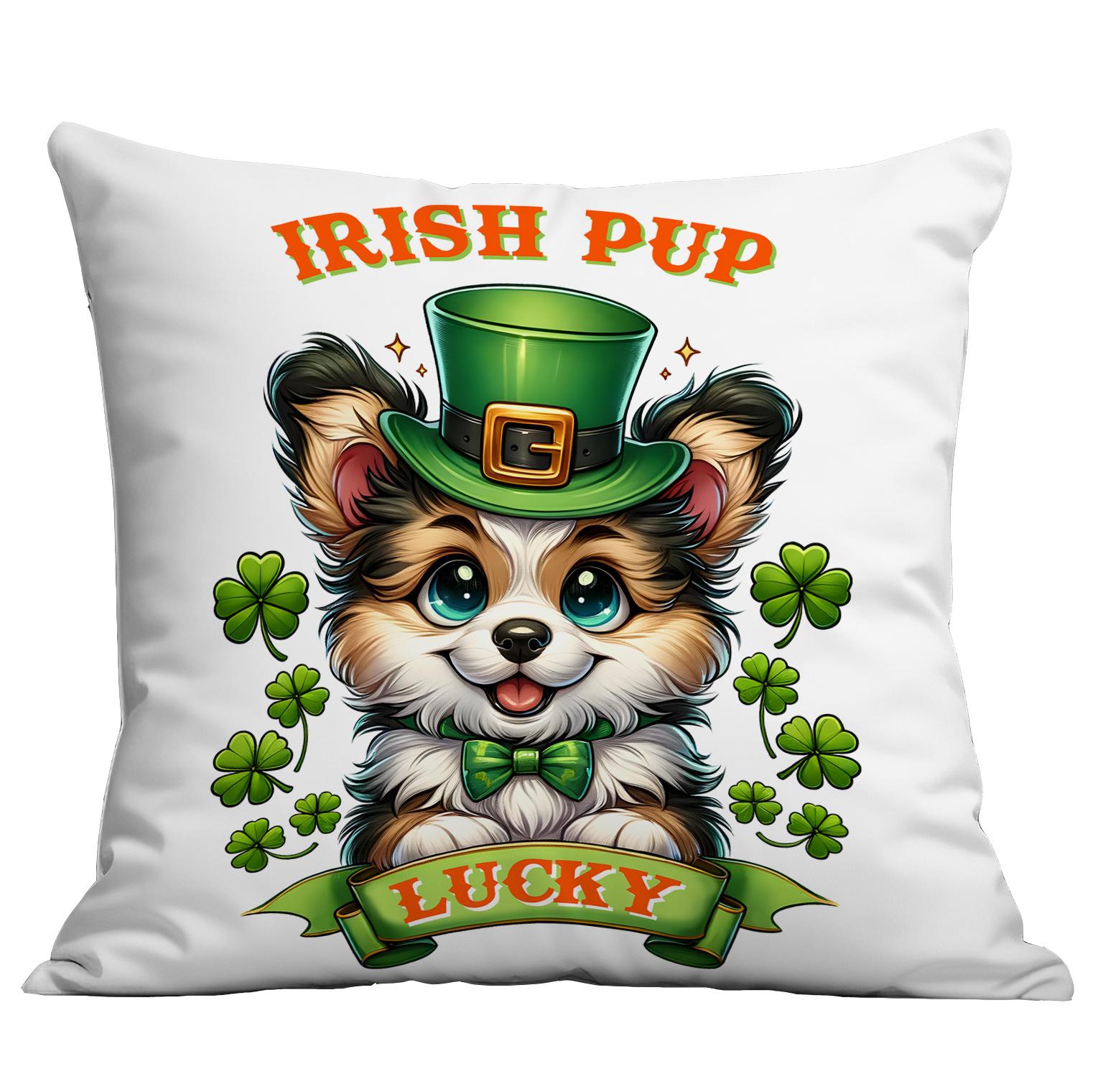 

St. Patrick S Ireland Festival Party Ornament New Lucky Pillow Cover Premium Durable Quality Useful Practical Reliable 45 * 45Cm