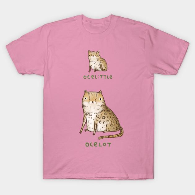 T Shirt Women Ocelittle Ocelot Harajuku Print Kawaii Tshirt Summer Short Sleeve Female T-Shirt Top Tee