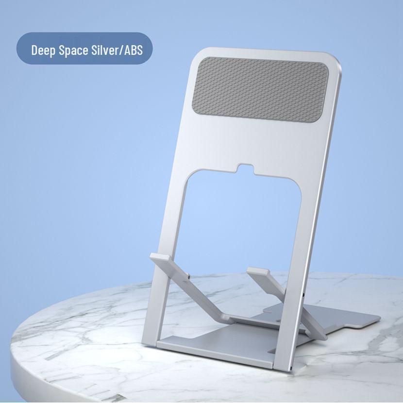 

Slim Metal Folding Universal Phone Stand for Desktop & Live Streaming