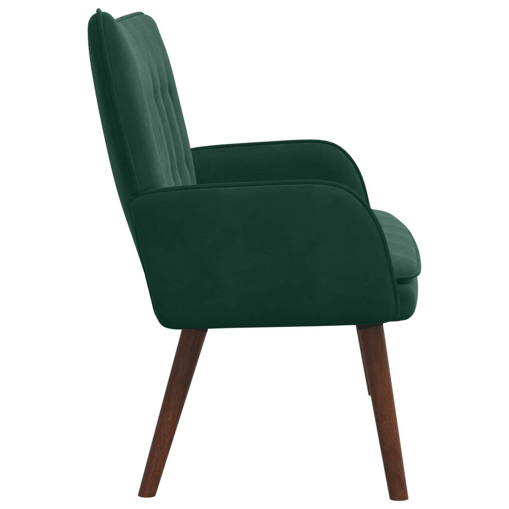2 Seater Sofa Dark Green 115 x 61 x 87 cm Velvet (V)