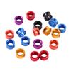 Aluminum Parrot Foot Ring 4/4.7/5/6/7/8mm Bird Outdoor Flying Training Race Identification Tag No Serial Number Multicolor Mixed