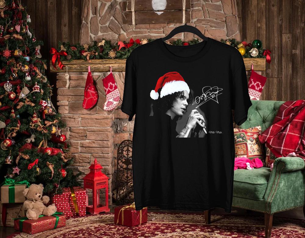 

Merry Christmas Ville Valo Cotton Black Full Size Men Women Shirt AP794 Unisex T-Shirt L