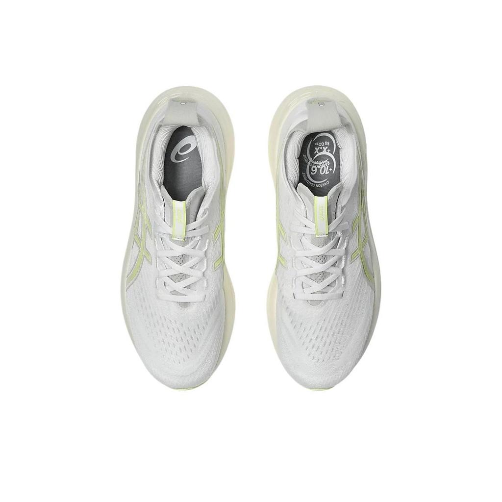 Asics Gel Nimbus 27 Weiß Huddle Gelb Herren Sneaker 1011B958-101
