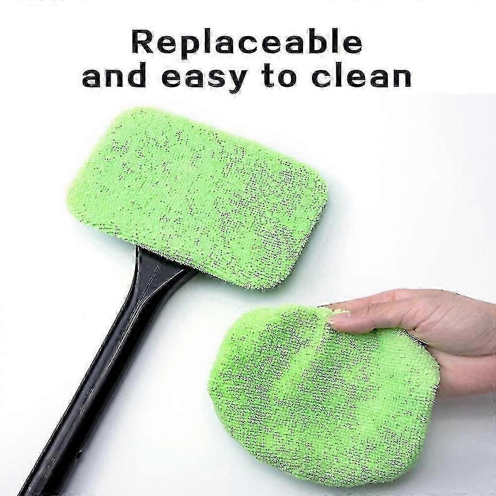 Window Car Windshield Cleaning Tool Microfiber Cloth Cloth Stick-hy