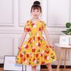 Kids' Summer Cotton Silk Off-the-Shoulder Princess Dress - Korean Style Nightgown
