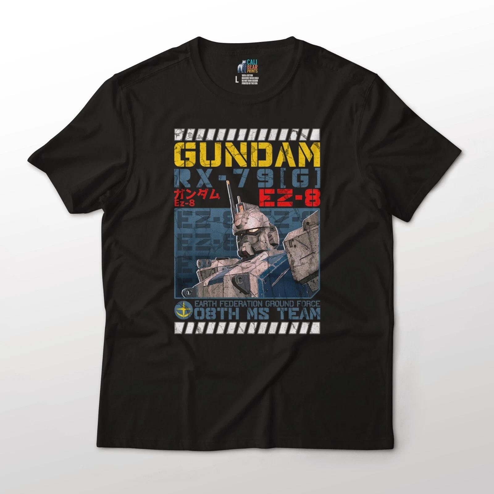 

Mobile Suit Gundam EZ8 Poster Style 08th MS Team Anime Graphic Art T-T-Shirt S