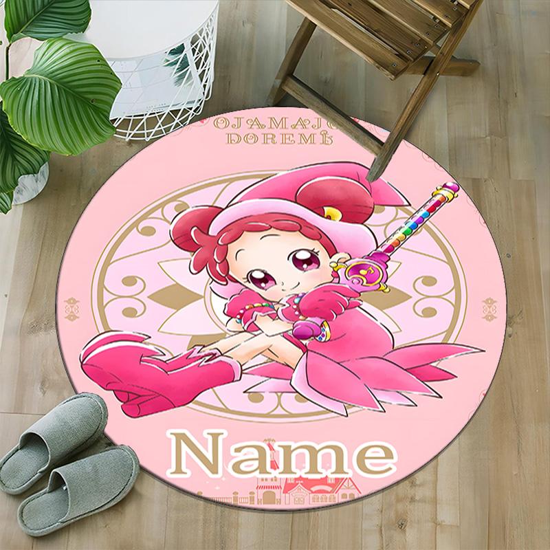 Customizable DoReMi Round Non-Slip Carpet - Ideal for Garden, Picnic, Office, Perfect for Decoration, Suitable For All Seasons