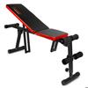 Banc d'exercice abdominal - JANSHOP - Réglable - Pliable - Confort maximal - Supporte jusqu'à 100 kg - Métal durable