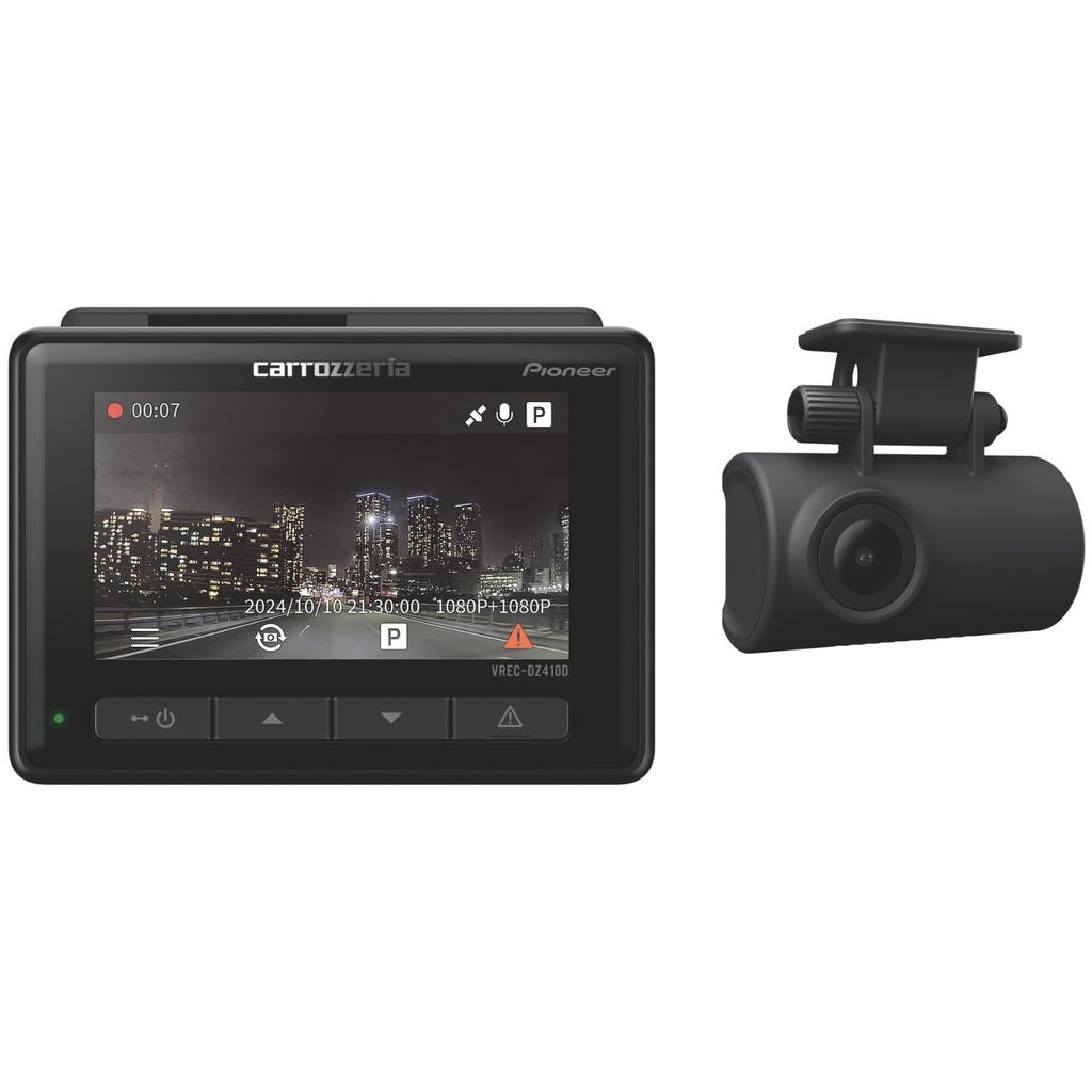 Pioneer Drive Recorder Front and Rear Front and Rear 2 Megapixels Full HD Parking Monitoring Compatible STARVIS Equipped microSD Included LCD Warranty