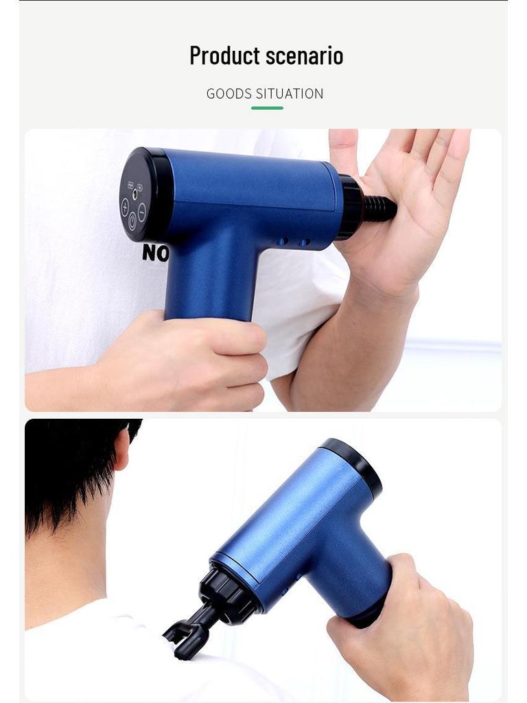 Electric Multifunctional Sports Massage Gun for Deep Muscle Relaxation and Yoga