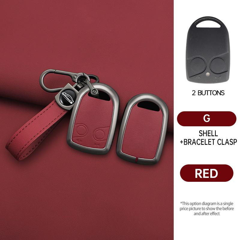 Interior Mouldings Zinc Alloy Car Fob Key Cover Rubber Case Protector Skin Shell Holder Set for DAF XF 105 XG IF Remote Keychain