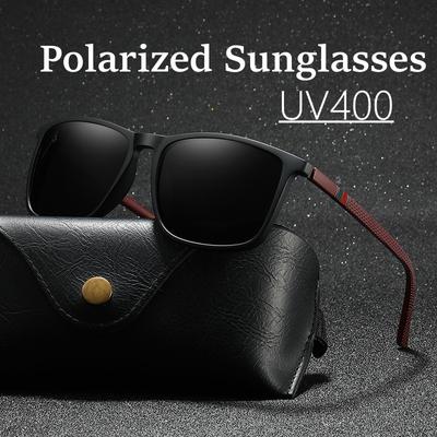 Čtvercový Rám Polarizační Sluneční Brýle Muži Ženy Nová Móda UV400 Stínítka Brýle Unisex Pánské Vintage Sluneční Brýle pro Sport